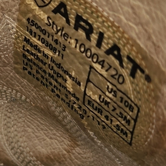 ARIAT WESTERN 10004720 BOOTS - Picture 5 of 16